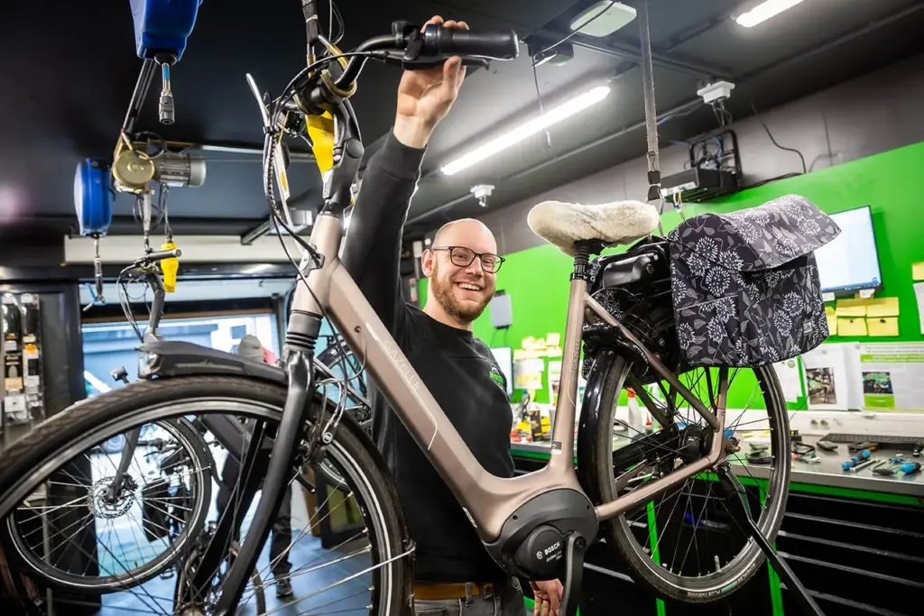 De fietsenwinkel Bas van Doorn voor persoonlijk advies, service en garantie
