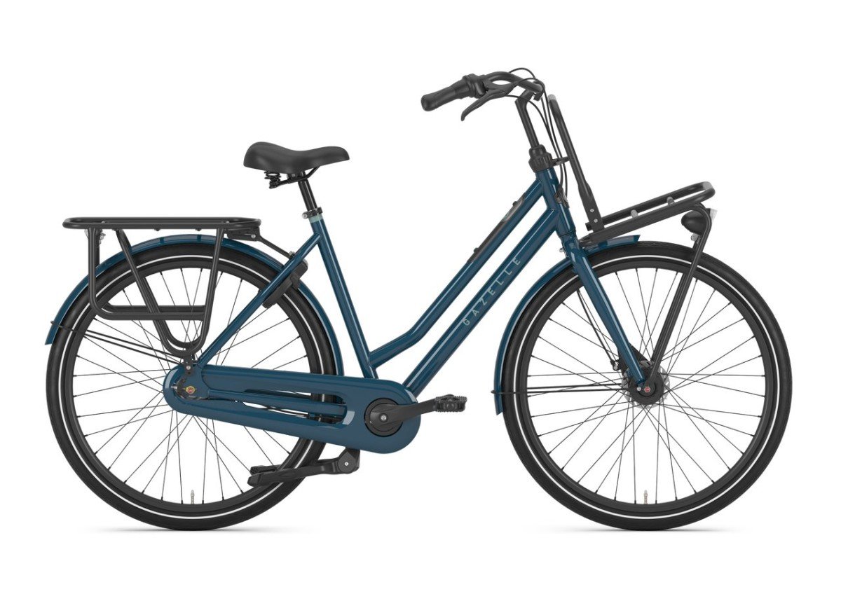 GAZELLE HeavyDutyNL DAMES Pine Green Glans 49cm 2023