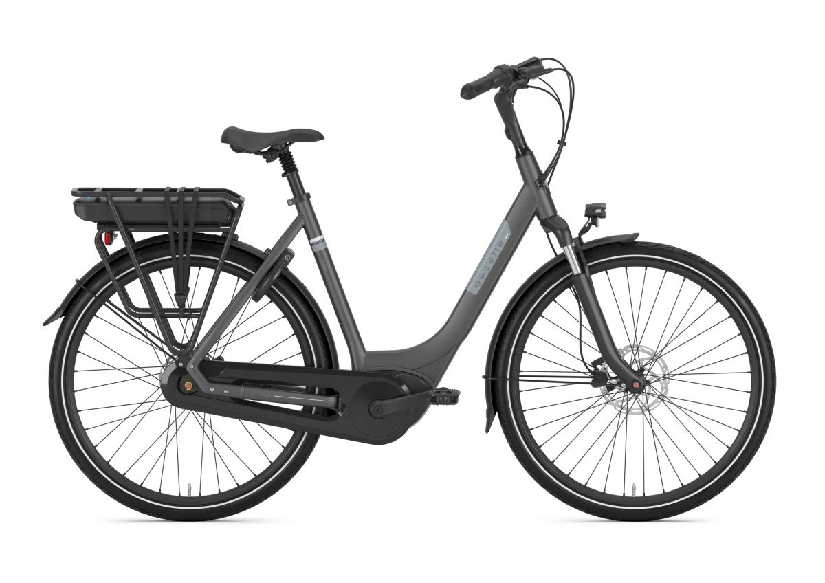 GAZELLE Paris C7+ Dames Anthracite Grey Mat 49cm 2024