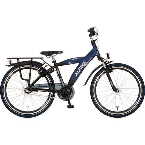 ALPINA Yabber Jongens Sporty Blue Matt – Jet Black Metallic Matt 46cm 2026