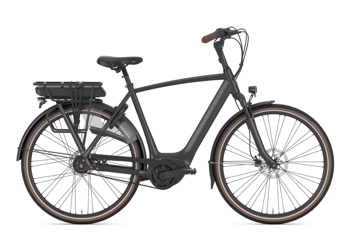 GAZELLE Orange C8+ Heren Black Mat 61cm 2025