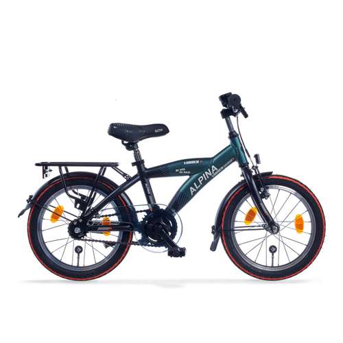 ALPINA Yabber Jongens Pine Green Matt – Vivid Black Matt 25cm 2023