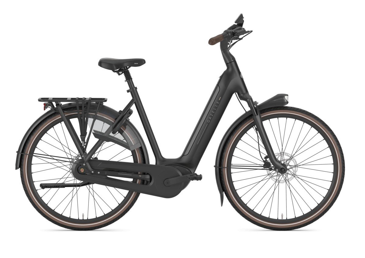 GAZELLE Grenoble C8+ DAMES Black Mat 61cm 2025