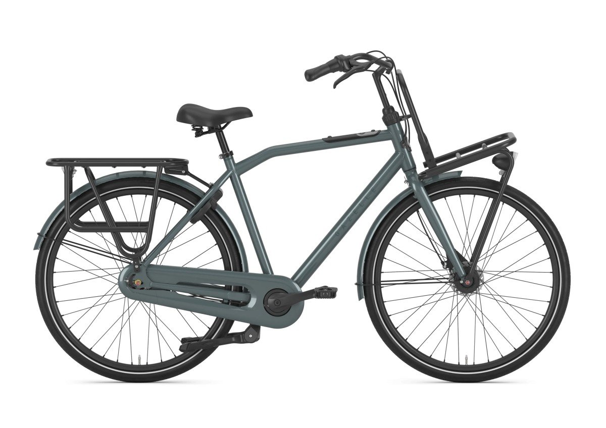 GAZELLE HeavyDutyNL Heren Petrol Blue Glans 59cm 2026