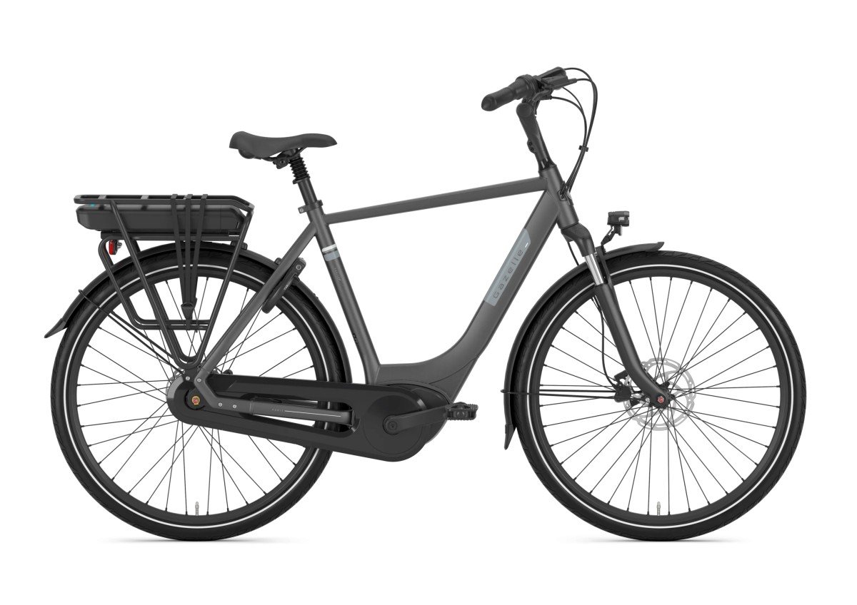 GAZELLE Paris C7+ Heren Anthracite Grey Mat 61cm 2024