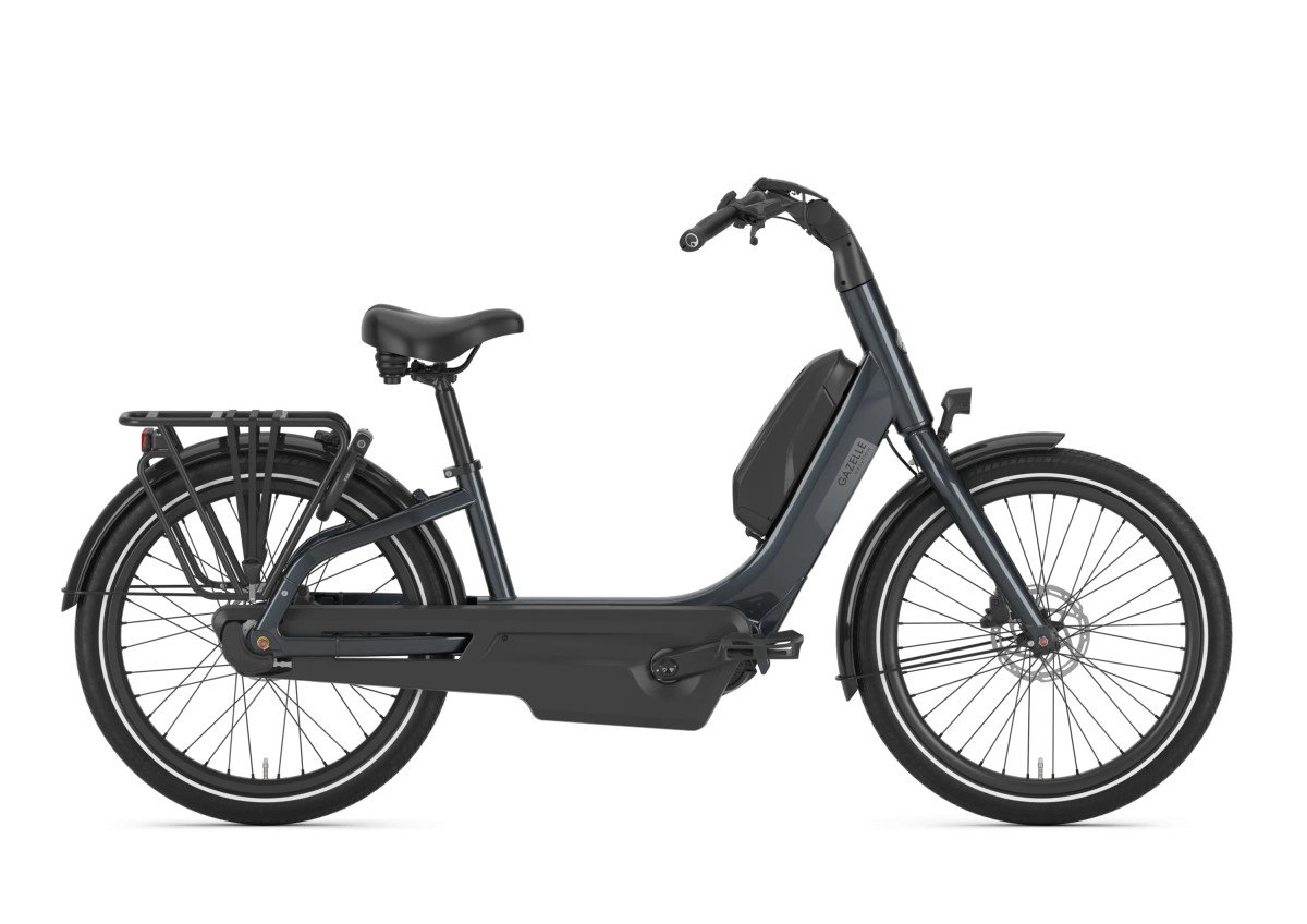 GAZELLE Easyflow C8 DAMES Anthracite Grey Glans 46cm 2026