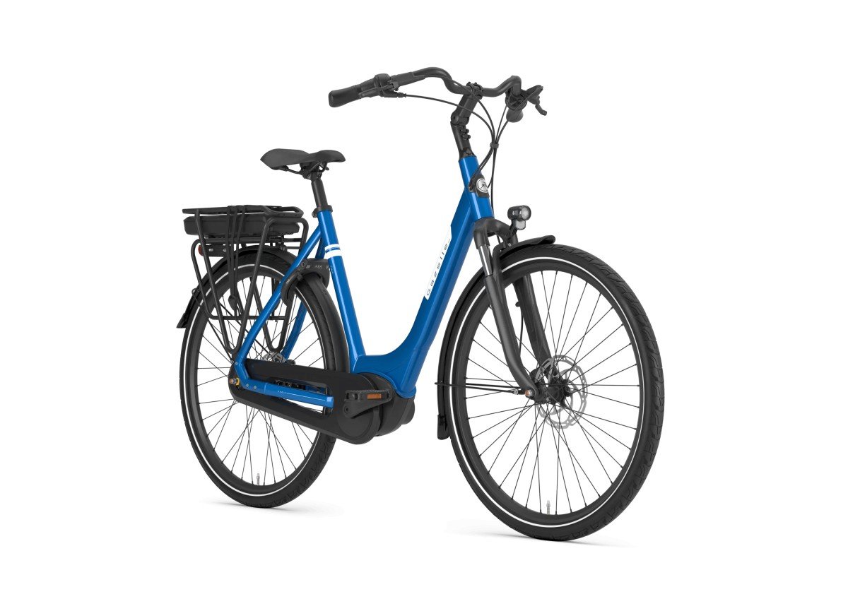 GAZELLE Paris test e-bike Dames Tropical Blue Glans 53cm 2024