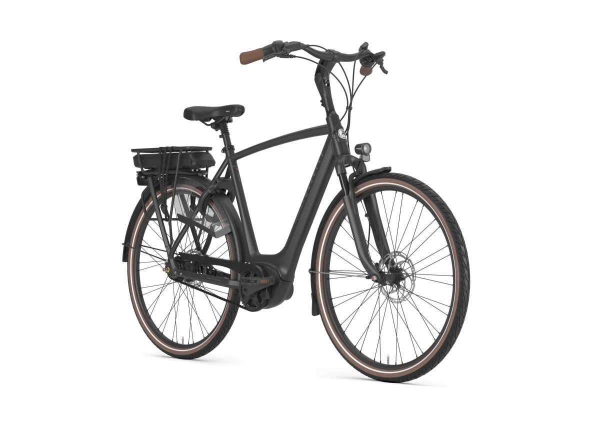 GAZELLE Orange C8+ Heren Black Mat 61cm 2025